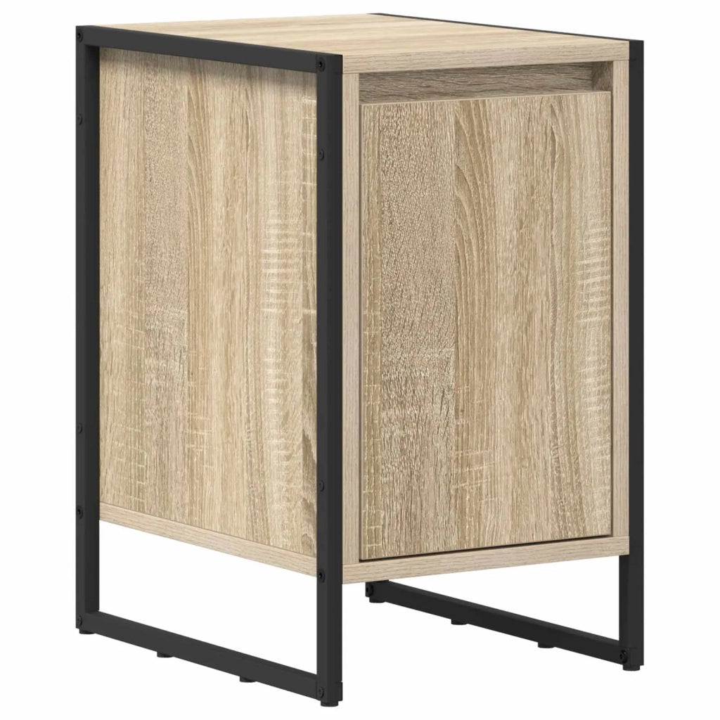 Set di 2 Comodini | Armadio da Notte | Mobiletto da notte Sonoma 39,5 x 30 x 50 cm Legno multistrato