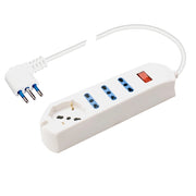 MULTIPRESA 3 PRESE 10/16A 1 SCHUKO 10/16A BIANCA