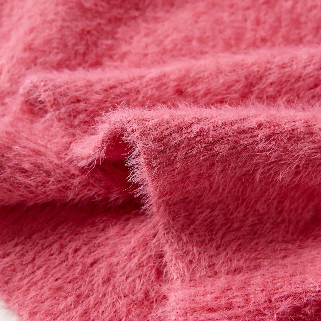 Maglione da Bambina Lavorato a Maglia Rosa Antico 104 14754