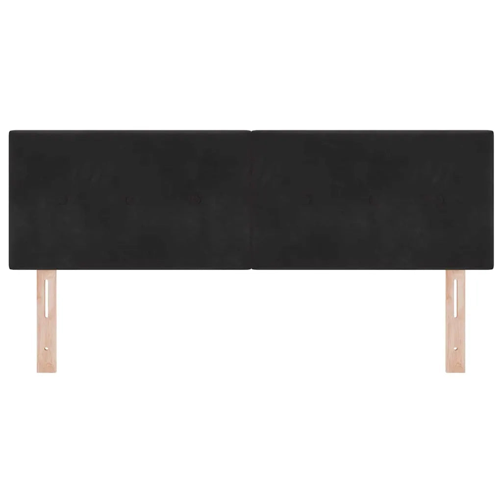 Testiera | Testata Nero 160 cm Velluto