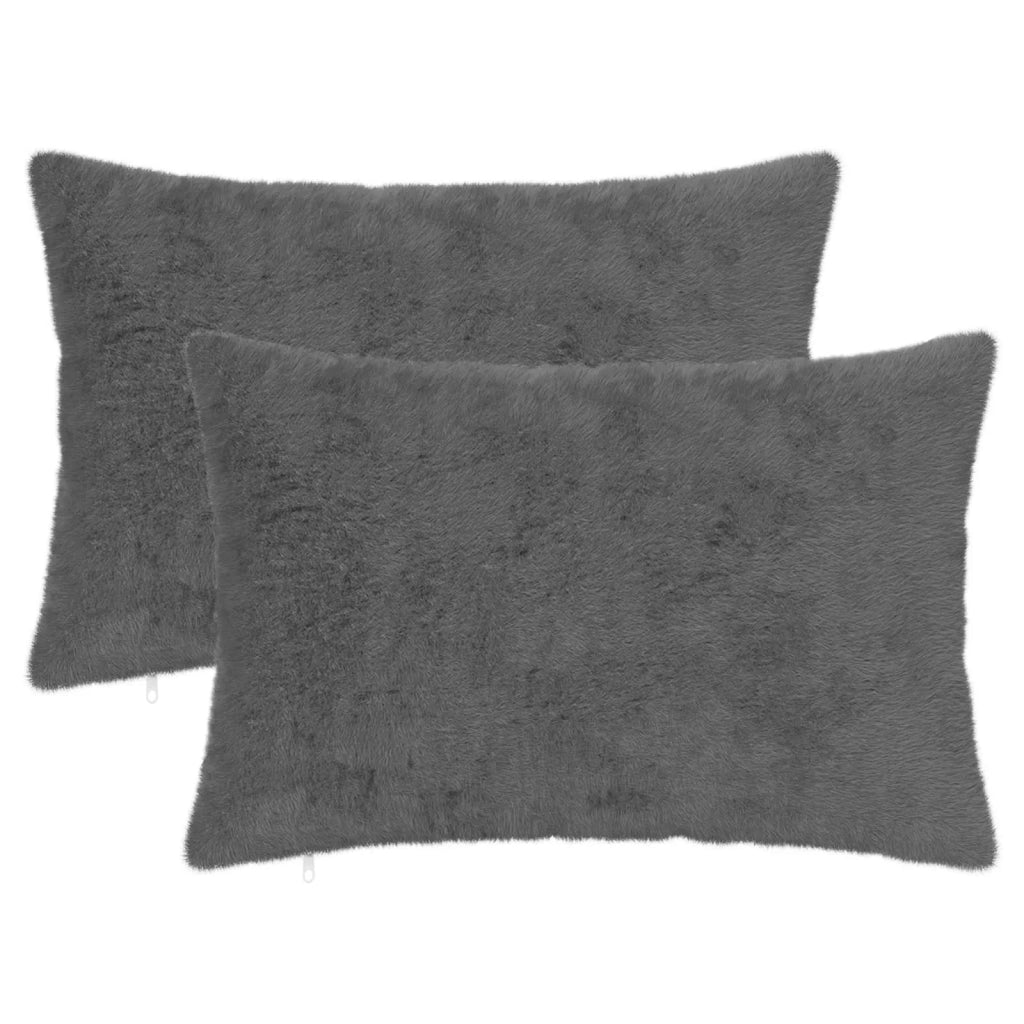 Federa 2 pz HEERLEN Grigio Scuro 50 x 70 cm 911523