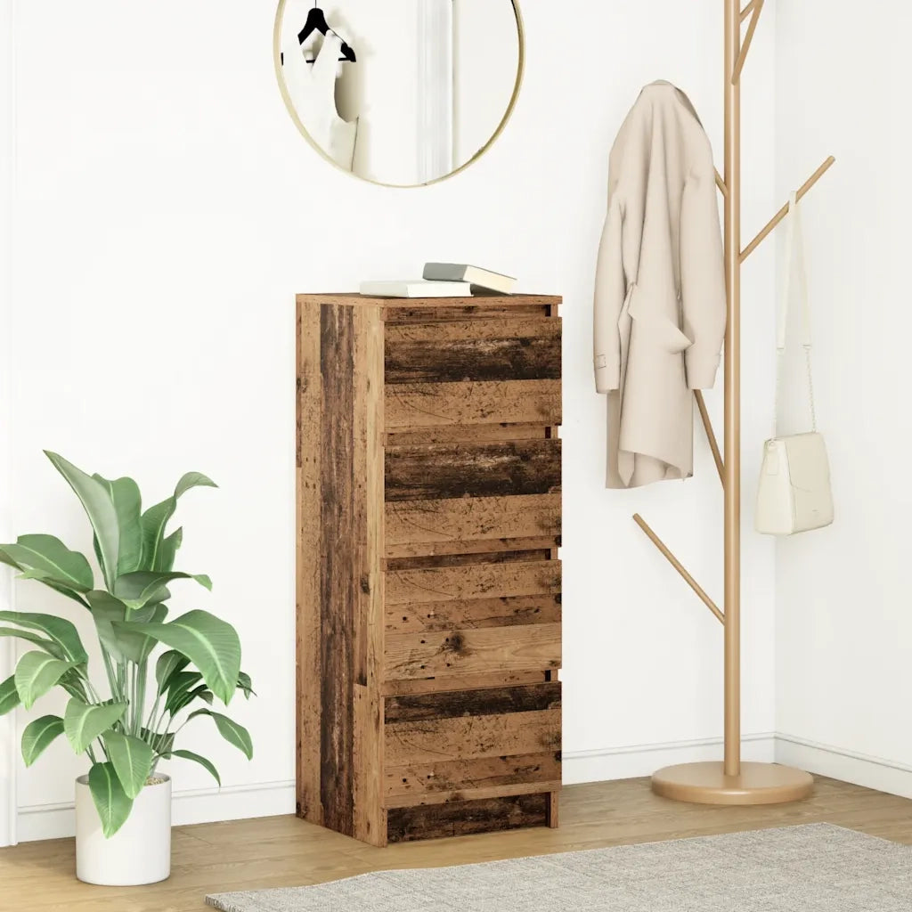 Credenza Legno Antico 37,5x35x99 cm in Legno Multistrato 861704
