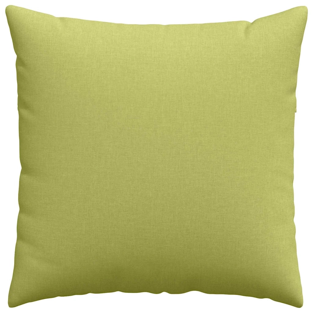 Cuscini da Divano 2 pz-Set di 2 Cuscini per Sofa Verde chiaro 80 x 80 cm Tessuto