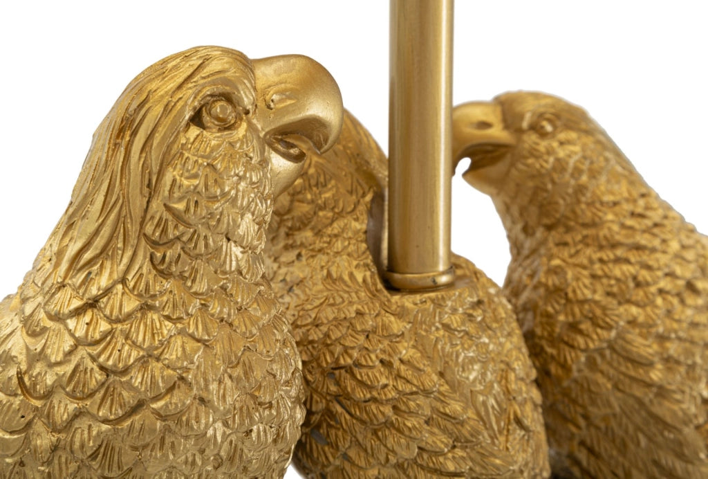 Lampada da Terra Pappagallo Ø 37x164,5 cm in Ferro e Poliestere