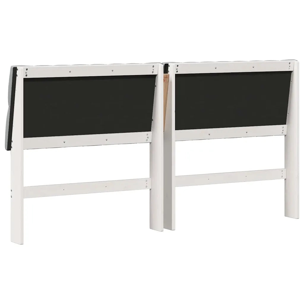 Testiera | Testata imbottita Grigio chiaro 180 cm Pino massello