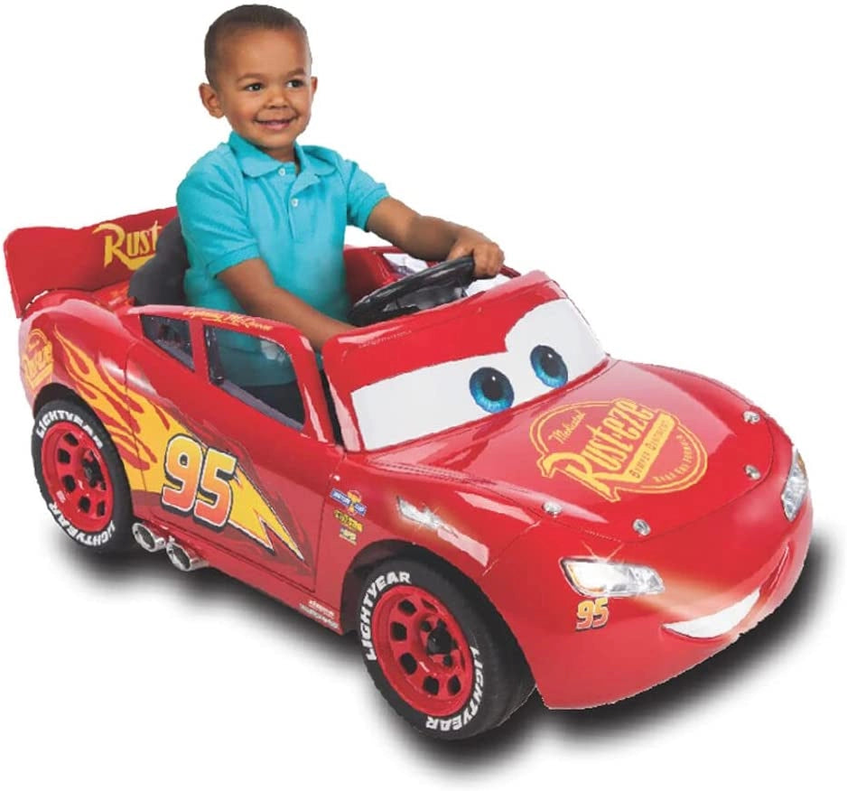 Macchina Elettrica per Bambini 1 Anno 2 Anni Cars Saetta McQueen Cars The Movie Macchinina elettrica, acceleratore a Ped