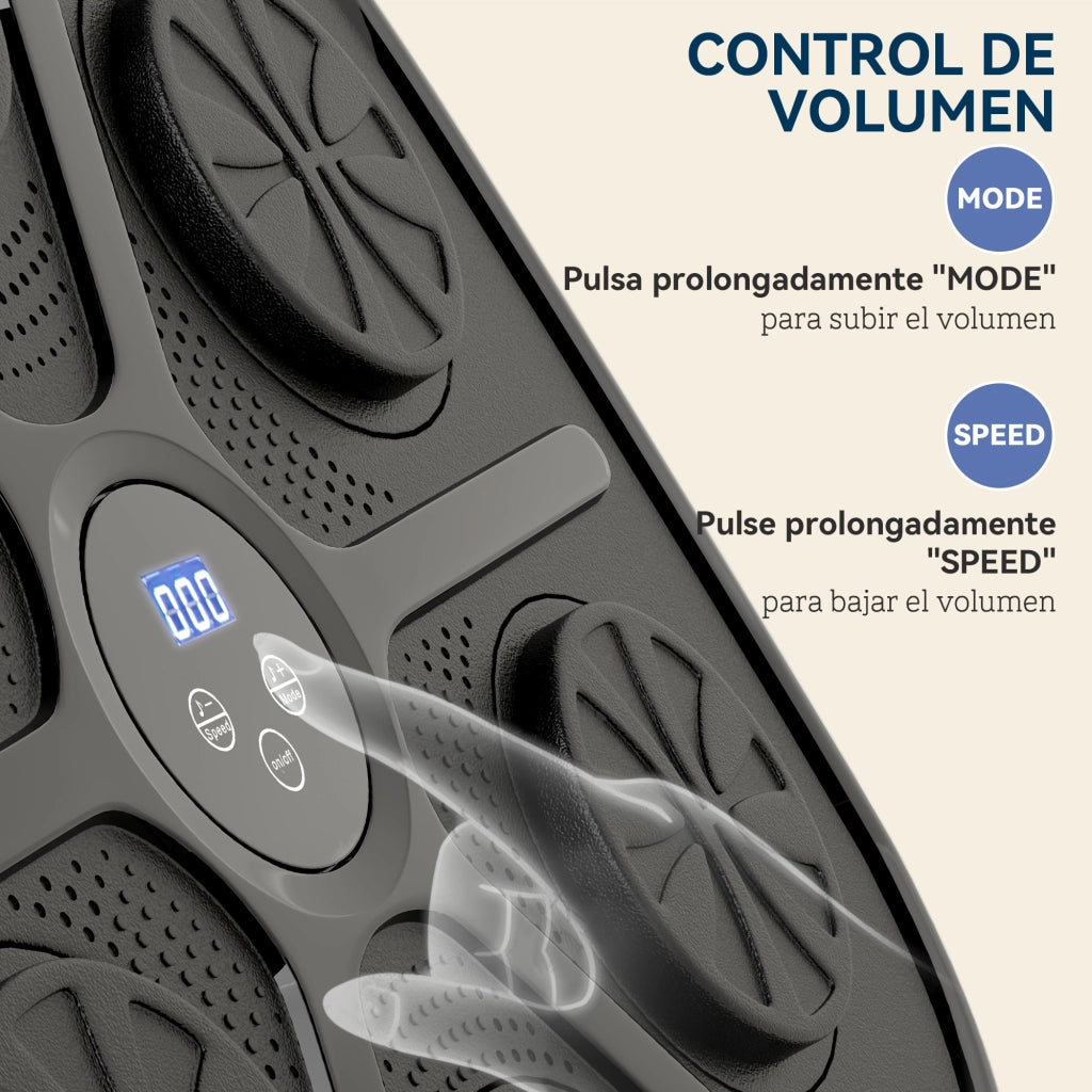 Saco da Boxe Musicale ¨C Minimal ¨C LED, Bluetooth, 9 Velocit¨¤, per Adulti e Bambini
