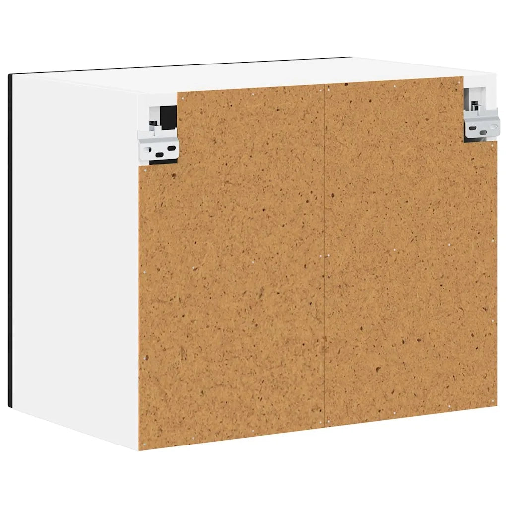 Pensile da cucina | Armadietto a muro LUCCA 2 pz Nero 50 x 31 x 40 cm