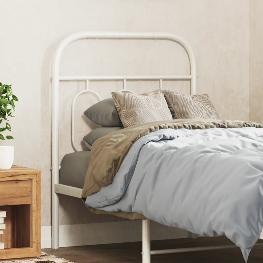 Testiera di Ricambio in Metallo Bianco 75 cm 377192
