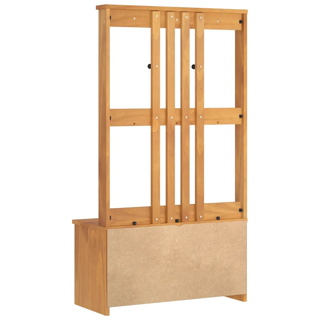 Albero da Ingresso SANDNES 87x40x159,5 cm in Legno di Pino 4010490