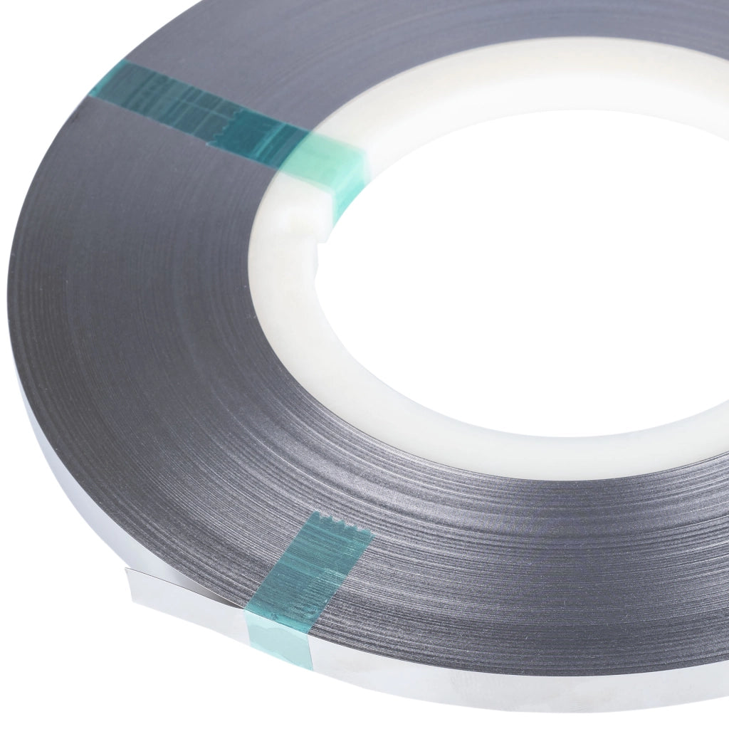Nastro in Acciaio Nichelato per Saldatura Celle – 1m | Larghezza 8mm, Spessore 0,15mm | Ideale per Collegamenti Durevoli