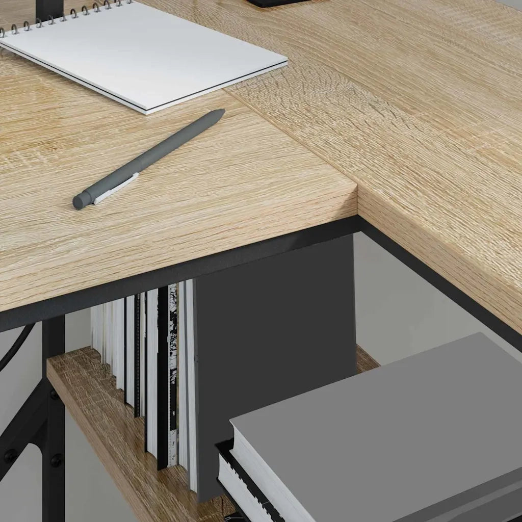 Scrivania | Tavolo da Ufficio Rovere Sonoma 120 x 79 x 86,5 cm Legno multistrato