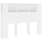 Testiera | Testata con Scomparti Bianca 140x18,5x104,5 cm