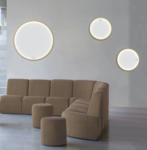 OSLO-PA45 O Lampada da parete-soffitto diametro 45cm oro verniciato led 33W dimmerbile SDD 2800 - 5000k