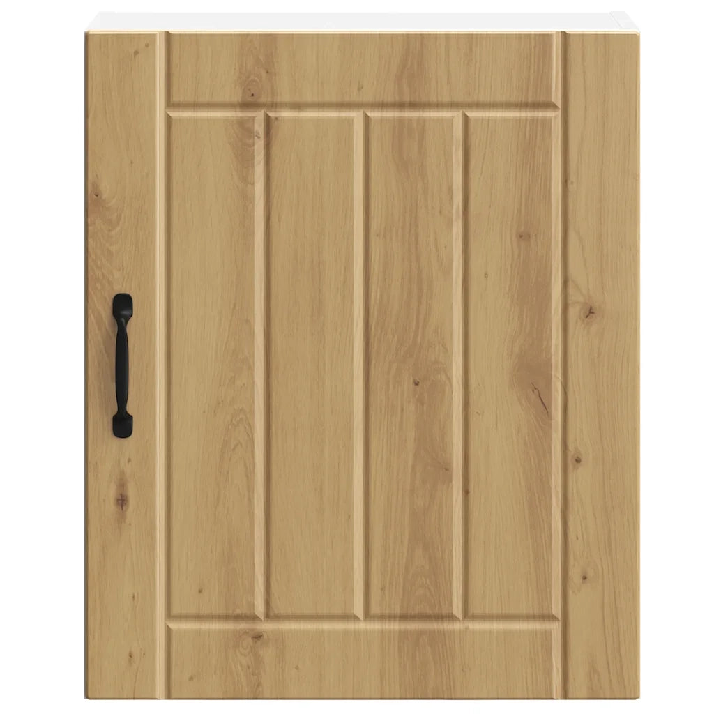 Pensile da cucina Lucca 50 x 31 x 60 cm design a parete ampio spazio contenitivo finitura rovere ingegnerizzato realizzato artigianalmente 02_0050161