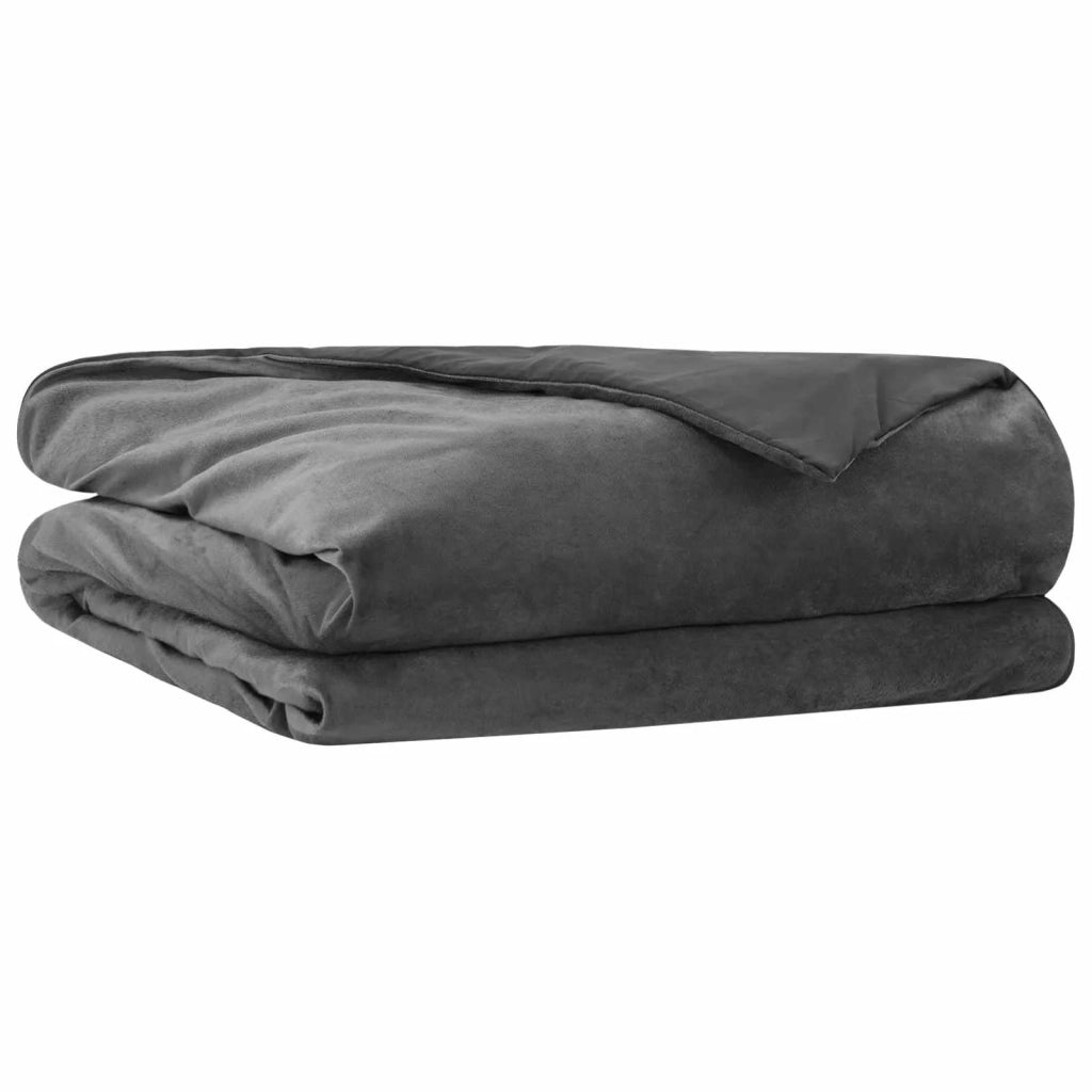 Coperta Ponderata Antracite 135 x 200 cm 6 kg 100% Cotone 205T 3443007