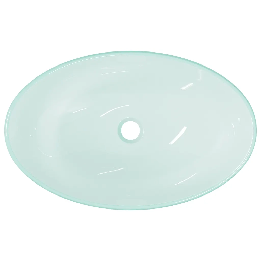 Lavandino in Vetro Temperato 54,5x35x15,5 cm Smerigliato 345244