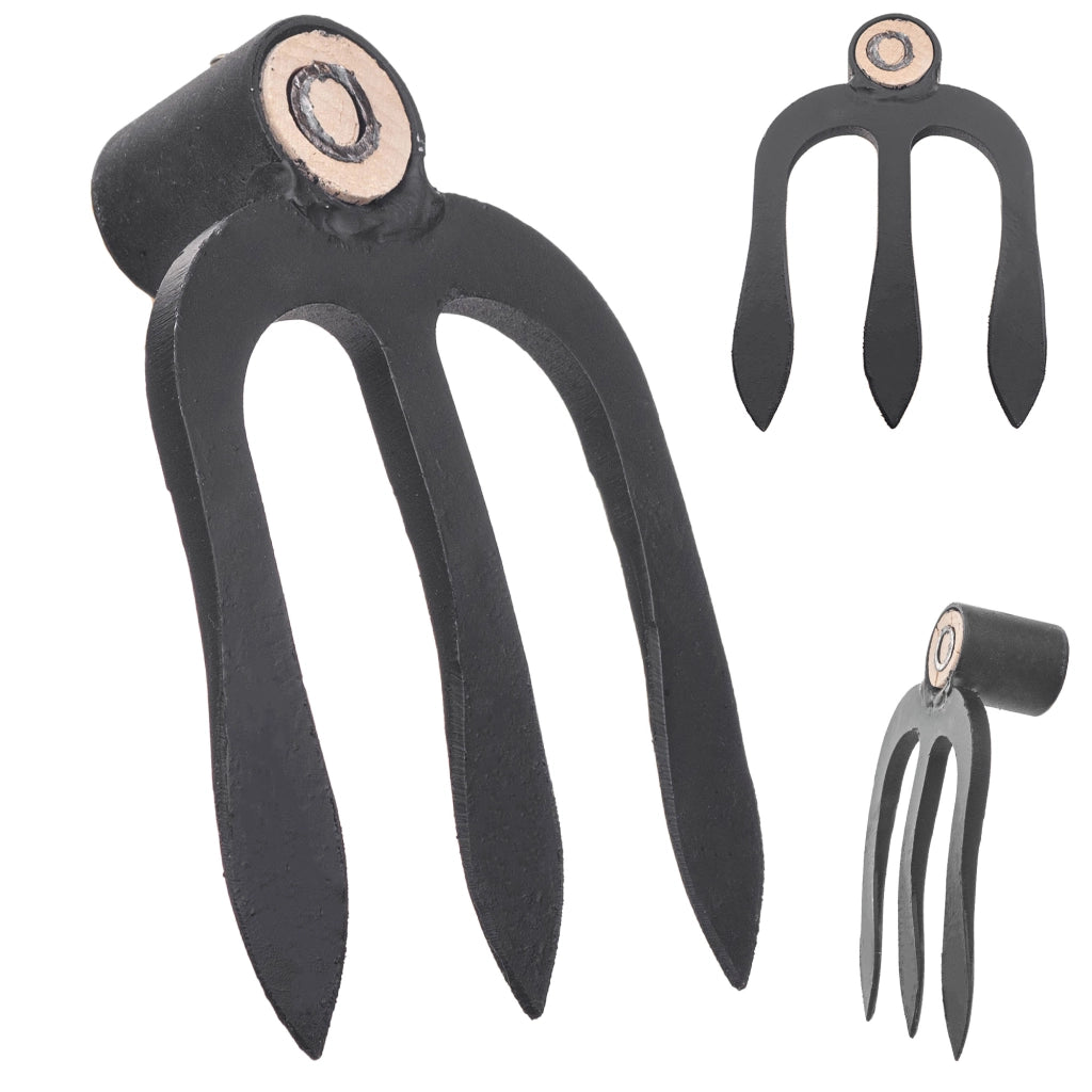 Zappa da giardino forgiata KADAX da 12 cm per diserbo, in acciaio di alta qualità, senza manico.