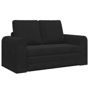 Divano letto | Sof¨¤ letto | Letto singolo Nero 148 x 71 x 83 cm Velluto