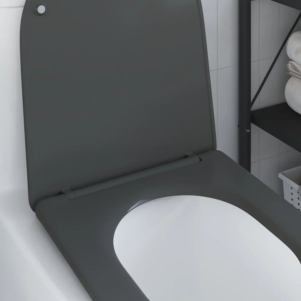 Sedile del WC Antracite 47 x 36 x 3,4 cm Duroplast 42002366