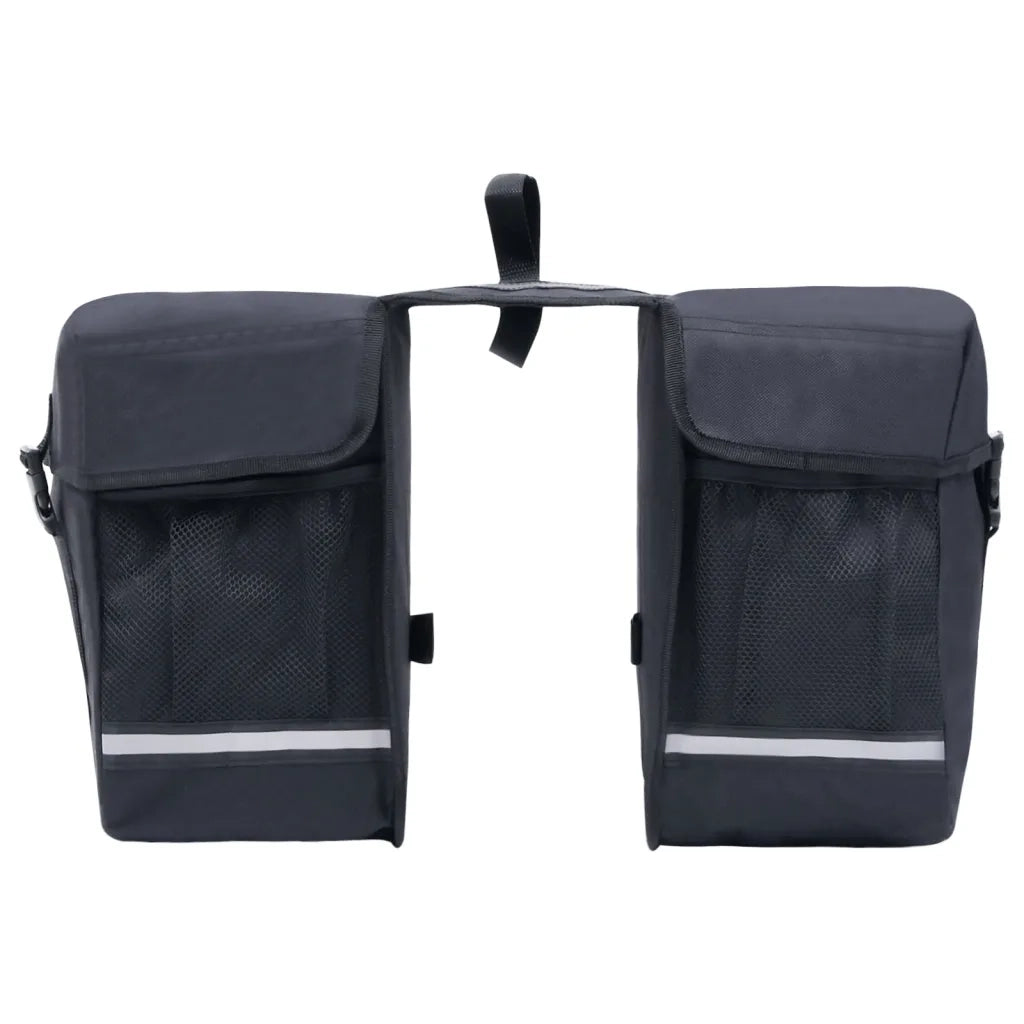 Borsa Doppia Bicicletta Impermeabile per Portapacchi 35 L Nero CFW6090750