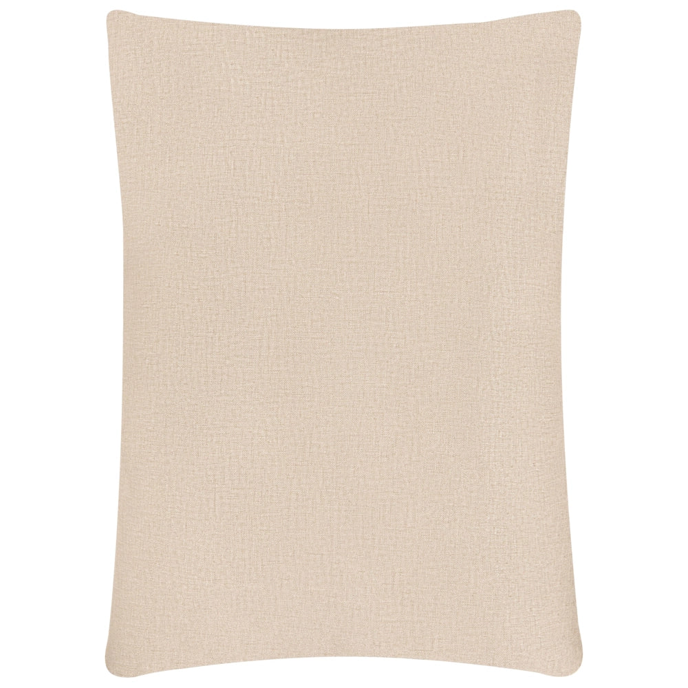 Poltroncina Beige Rivestimento In Tessuto Poliestere Japandi Stile Minimalista