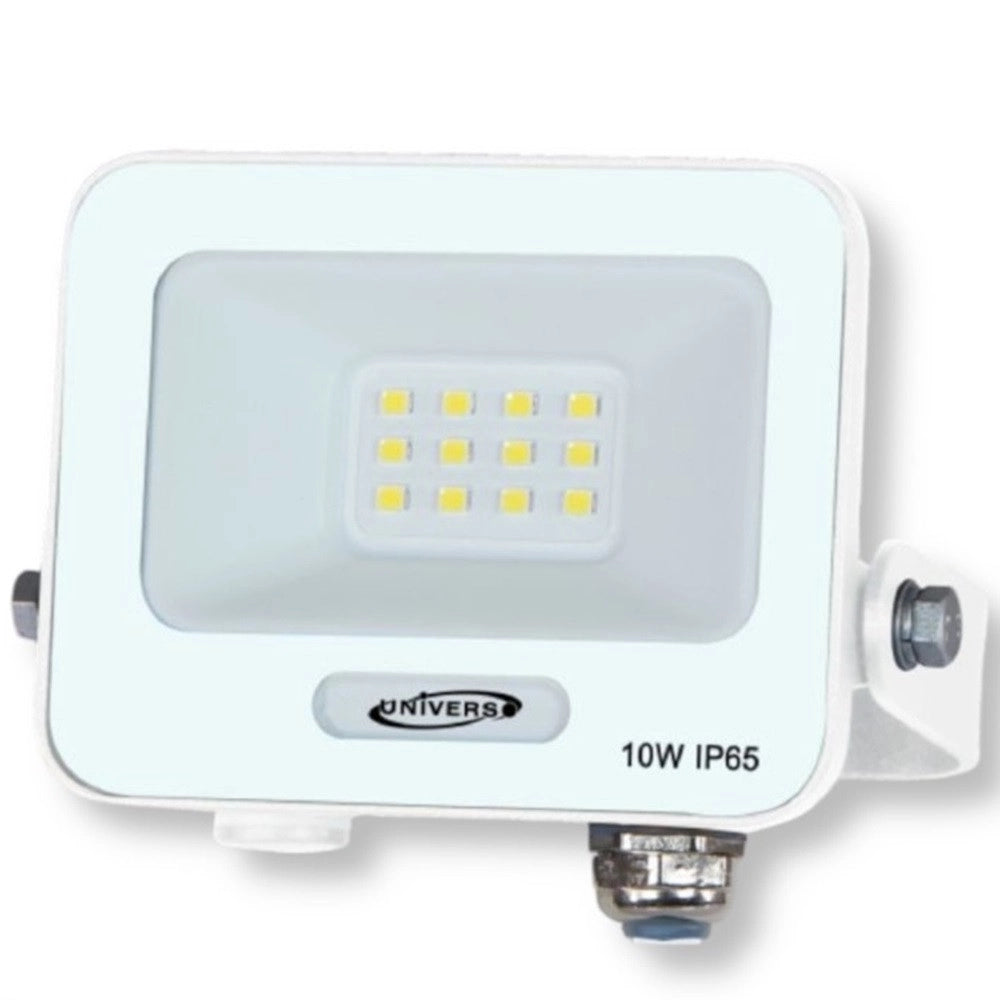 Trade Shop - Faro Proiettore Smd Led Floodlight 10w Slim Ip65 Bianco Luce 3000k 4000k 6500k Ek05-10w-b -