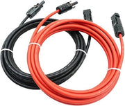Cavo di collegamento per pannelli solari con doppia isolamento, 10 m, 6 mm², impermeabile e resistente ai raggi UV