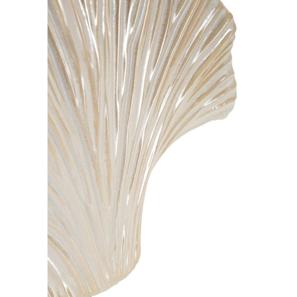 Vaso Decorativo VKH851, Bianco, Ceramica, 27x8x19 cm
