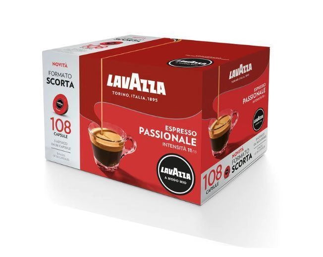 Lavazza A Modo Mio Passionale, 108 Capsule