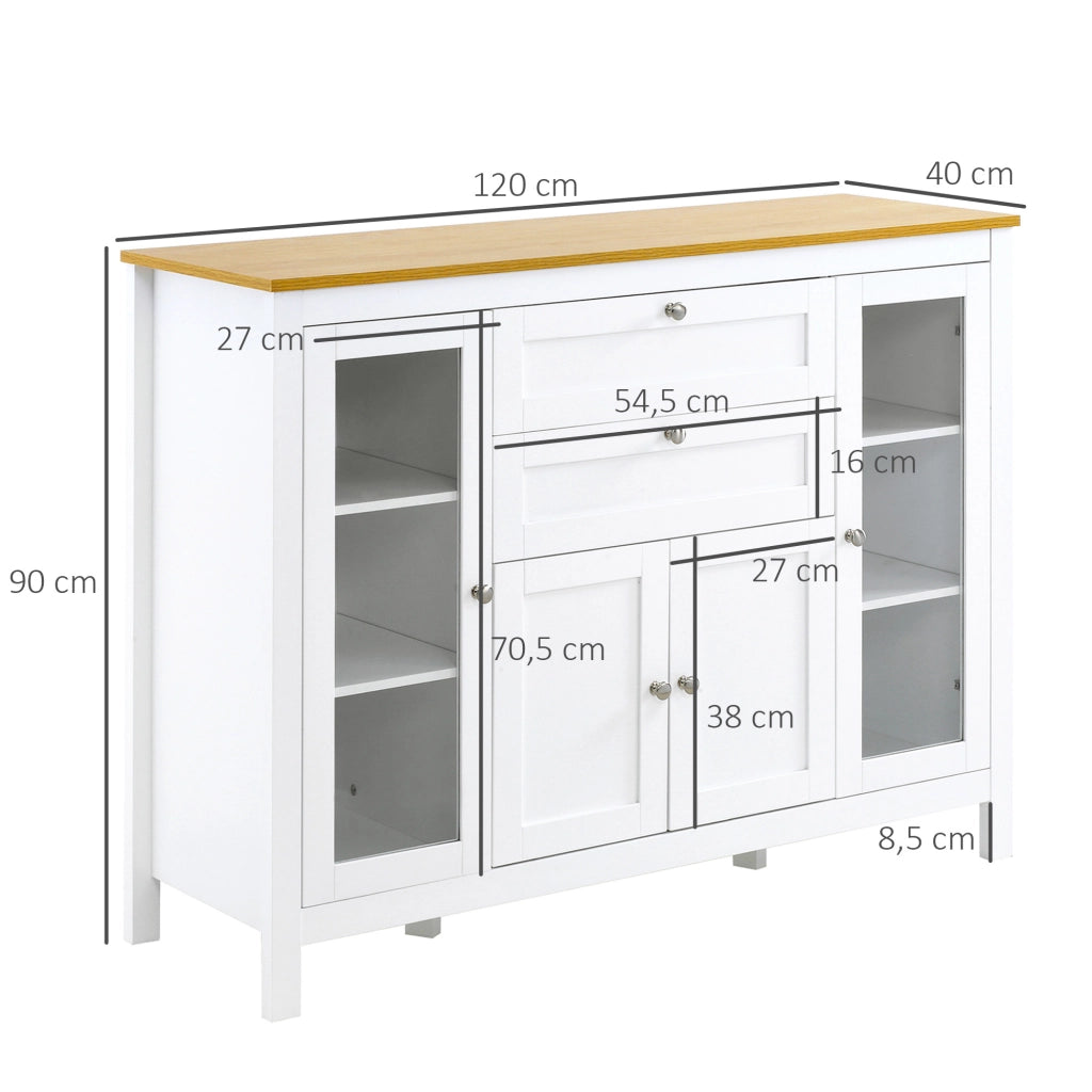Credenza ¨C Minimal ¨C bianco, moderno, 120x40x90