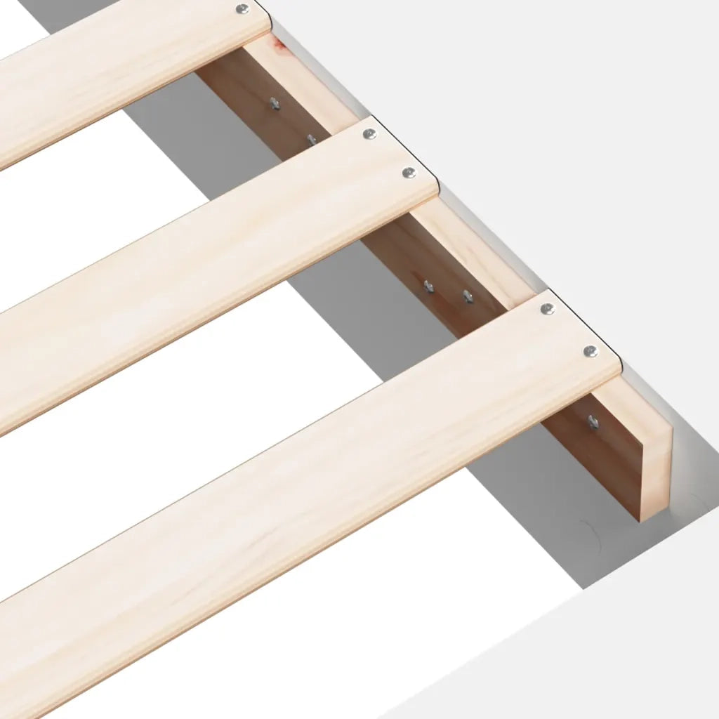 Giroletto-Struttura Letto Bianco 160x200 cm in Legno Multistrato 952088