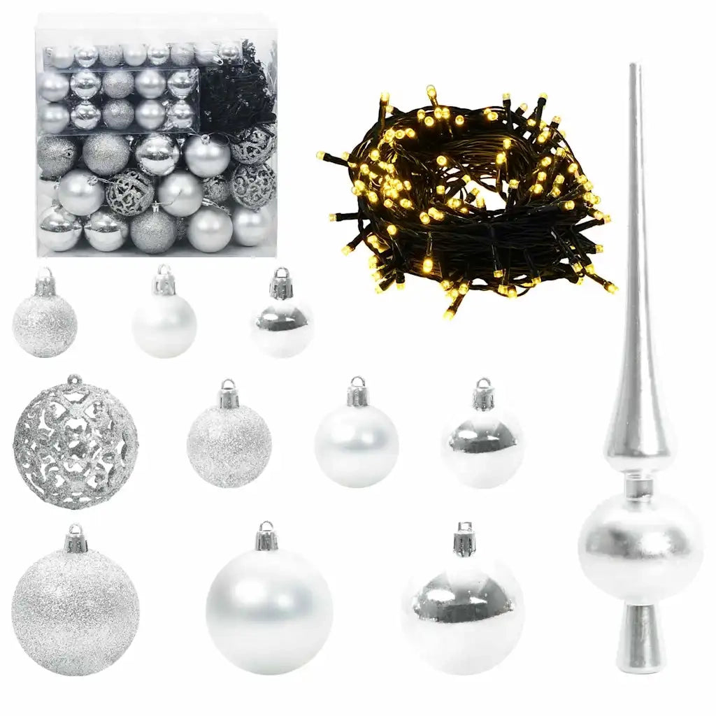 Albero di Natale artificiale Verde 240 cm PVC e Metallo 3395708