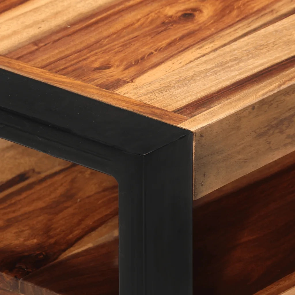 Mobile Porta TV-Credenza per TV 120x35x45 cm Legno Massello di Acacia