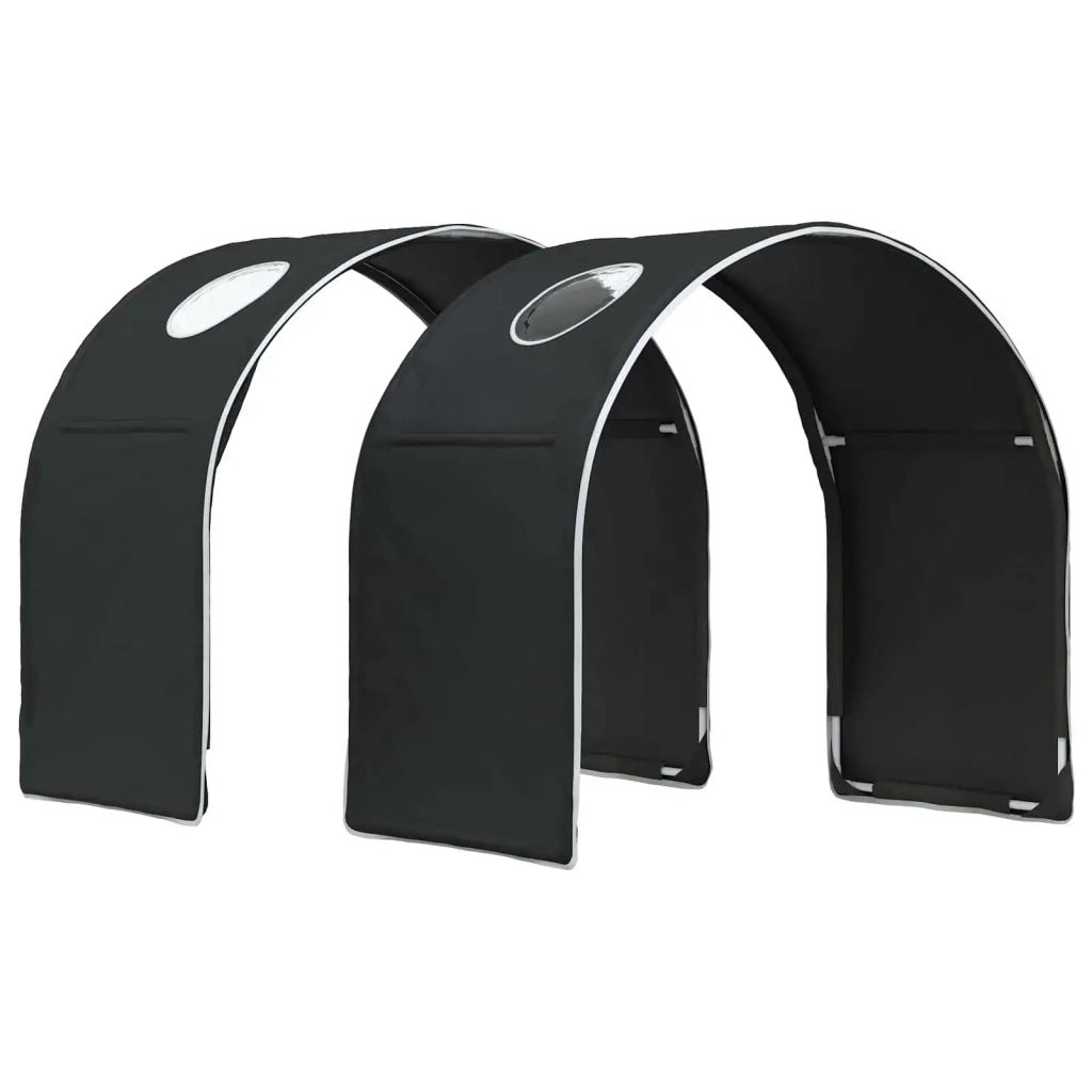 Letto con Tunnel 3 pz Rovere Artigianale e Nero 3423520