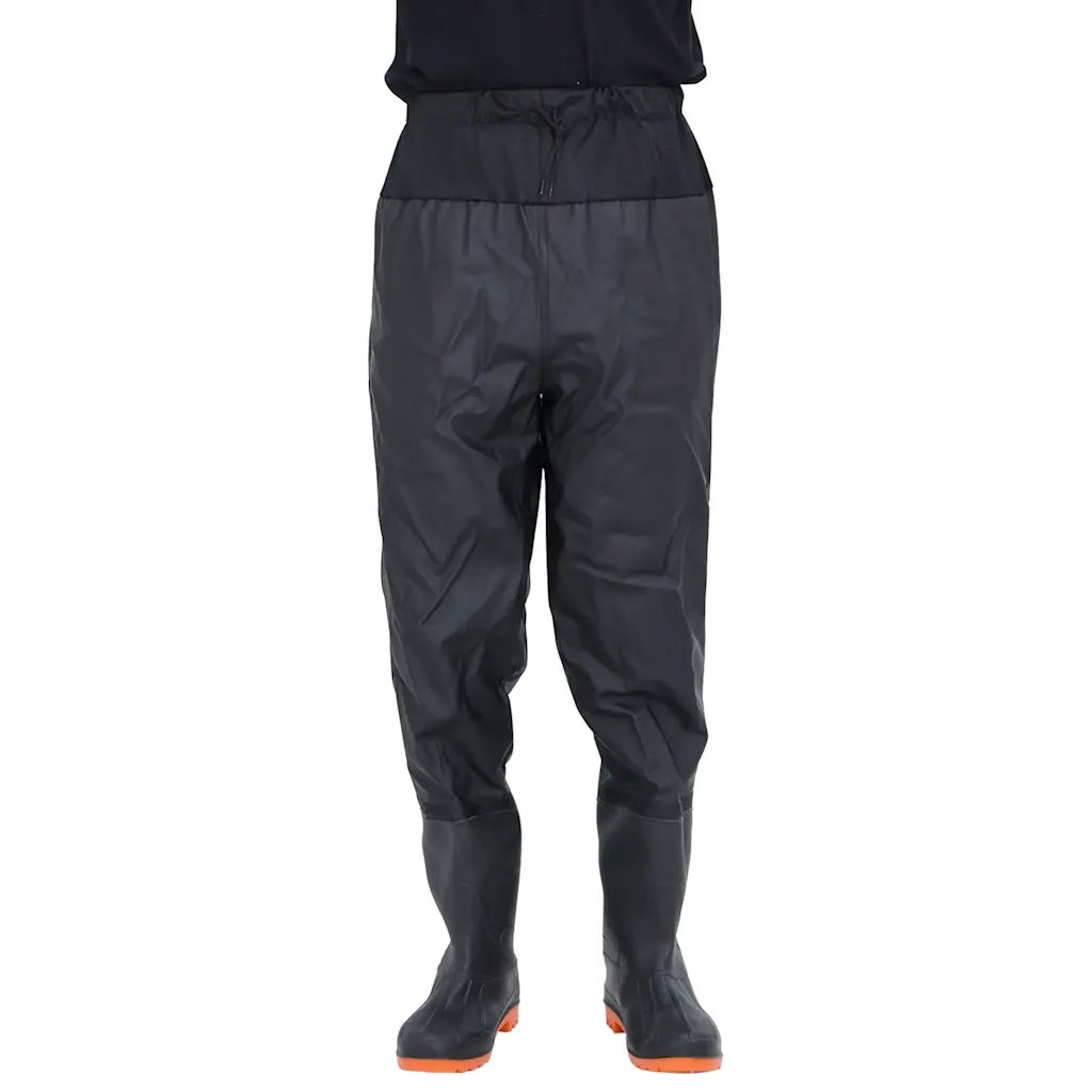 Wader da Pesca alla Vita con Stivali Nero Taglia 44 4017023