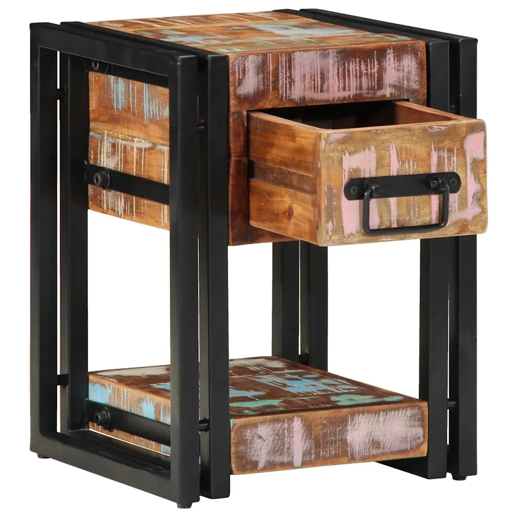 Set di 2 Comodini | Armadio da Notte | Mobiletto da notte con cassetto Multicolore 30 x 30 x 40 cm