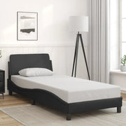 Struttura letto Dover Nera 90x190 cm in Similpelle 373323