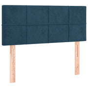Testiera | Testata Blu Scuro 100x5x78/88 cm in Velluto