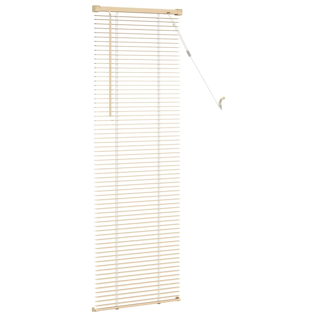 Tenda Veneziana Marrone Chiaro con Motivo 150 x 40 cm PVC 42003758