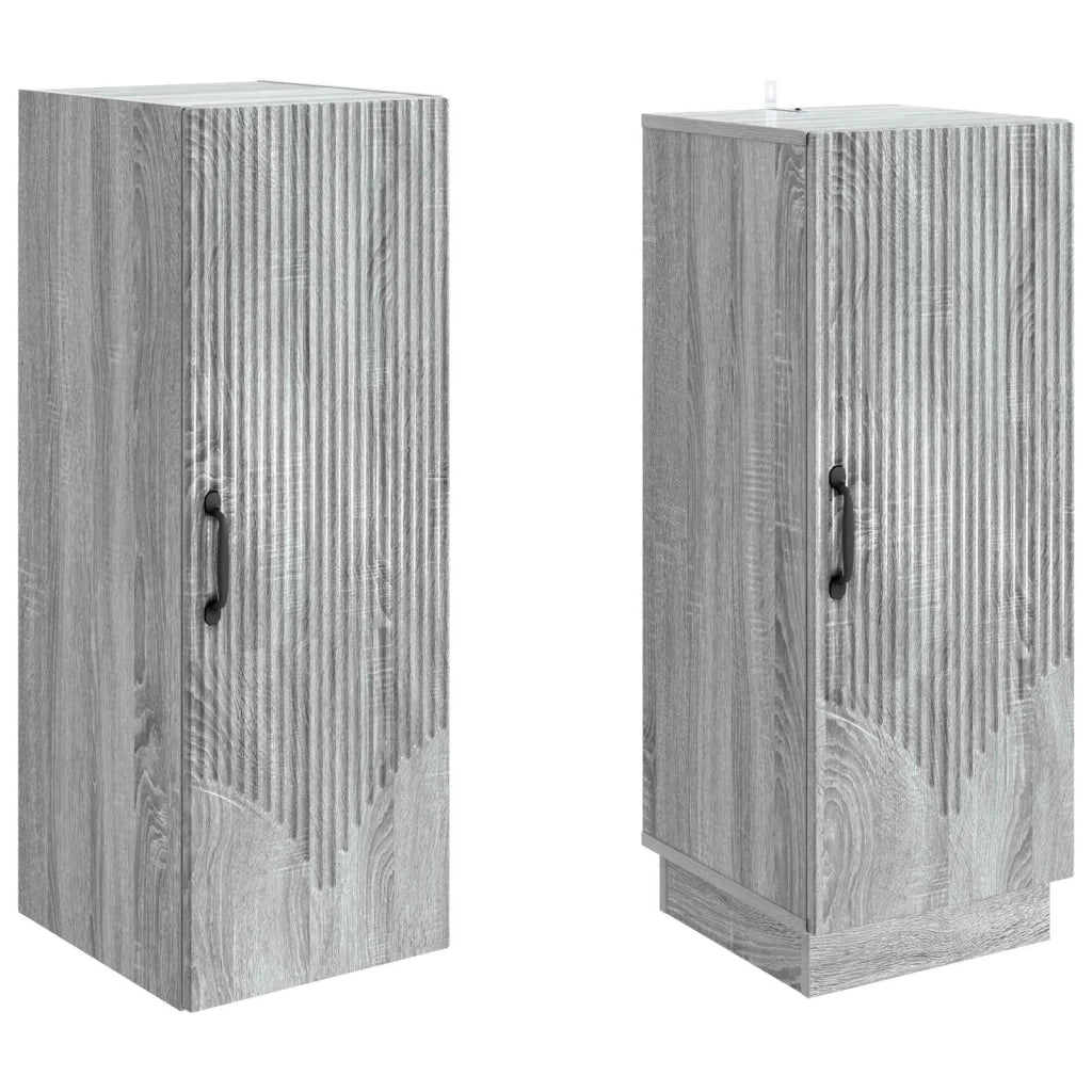 Set di armadi 2 pz Sonoma grigio Legno ingegnerizzato 3416796