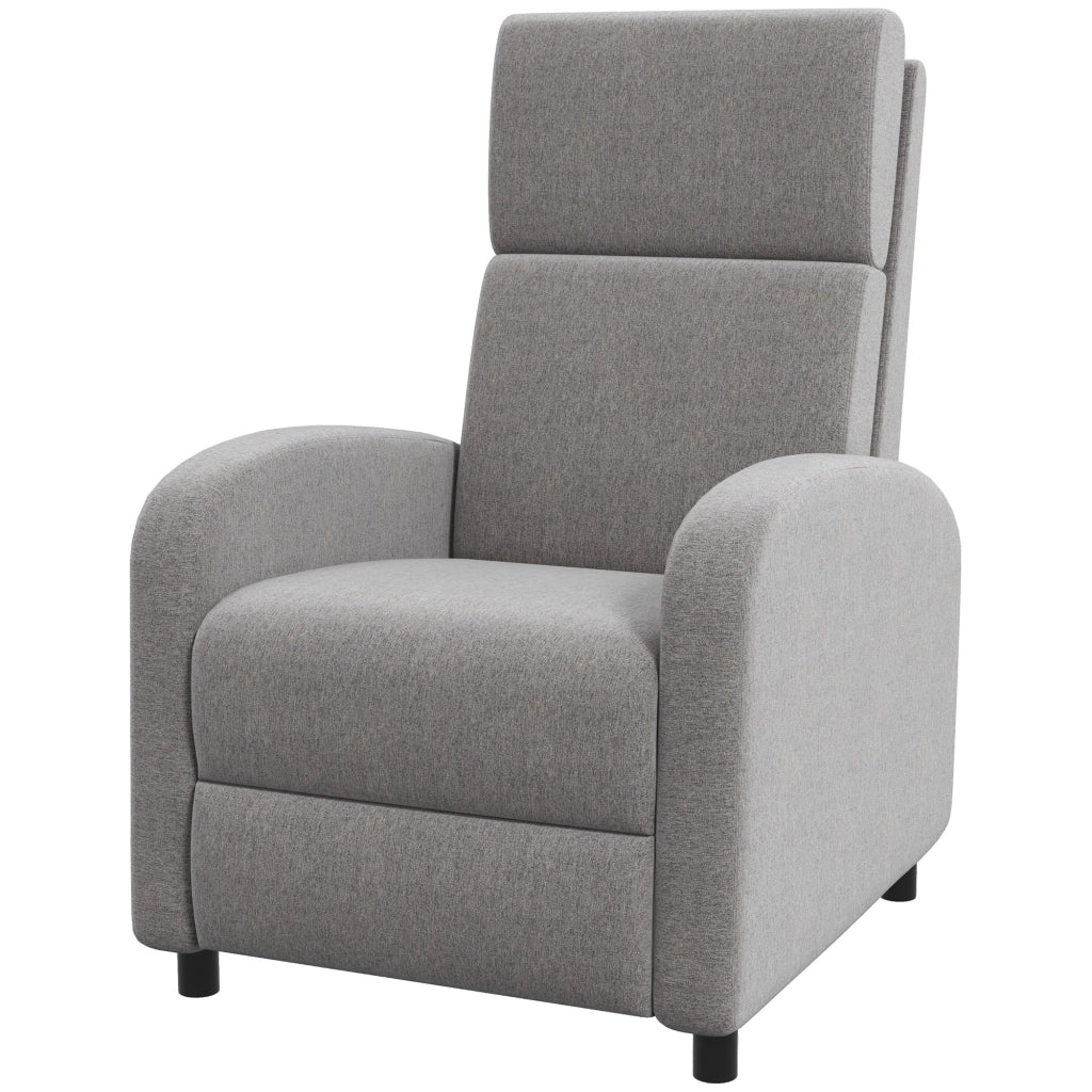 Poltrona reclinabile relax ¨C Minimal ¨C Grigio 64x86x102 cm