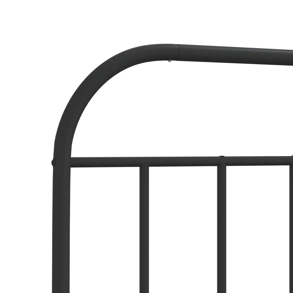 Testiera di Ricambio in Metallo Nero 80 cm 353662