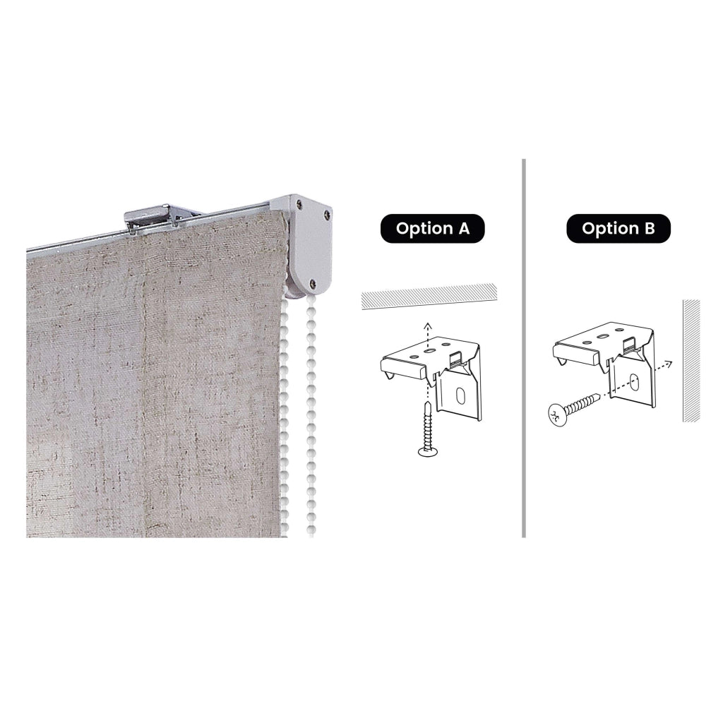 Tenda a Pacchetto Senza Astine Beige 150x250 cm