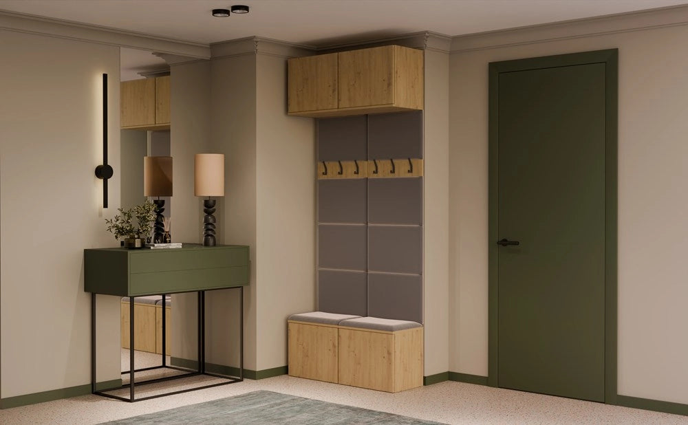Guardaroba doppio appendiabiti HAGA II/2w rovere artisan