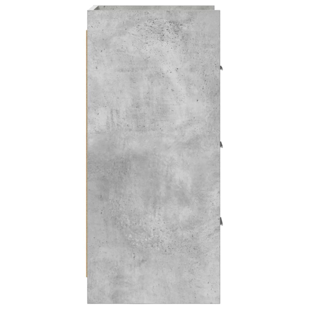 Credenza Grigio Cemento 40 x 36 x 80 cm Legno ingegnerizzato 8011062