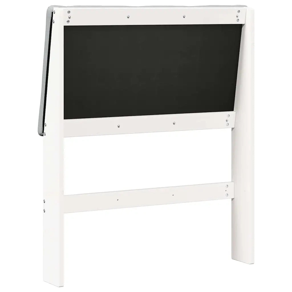 Testiera | Testata imbottita Grigio chiaro 75 cm Pino massello