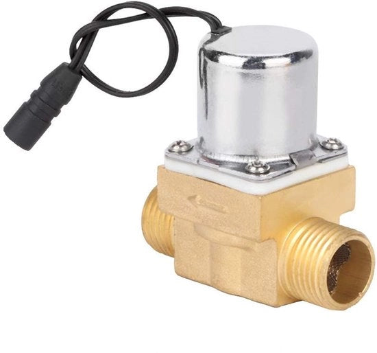 Urinoir Sensor 6V con Valvola Magnetica in Acciaio Inossidabile e Messing - Accessorio di Manutenzione - Materiale Resistente al Calore - Valvola di Scarico