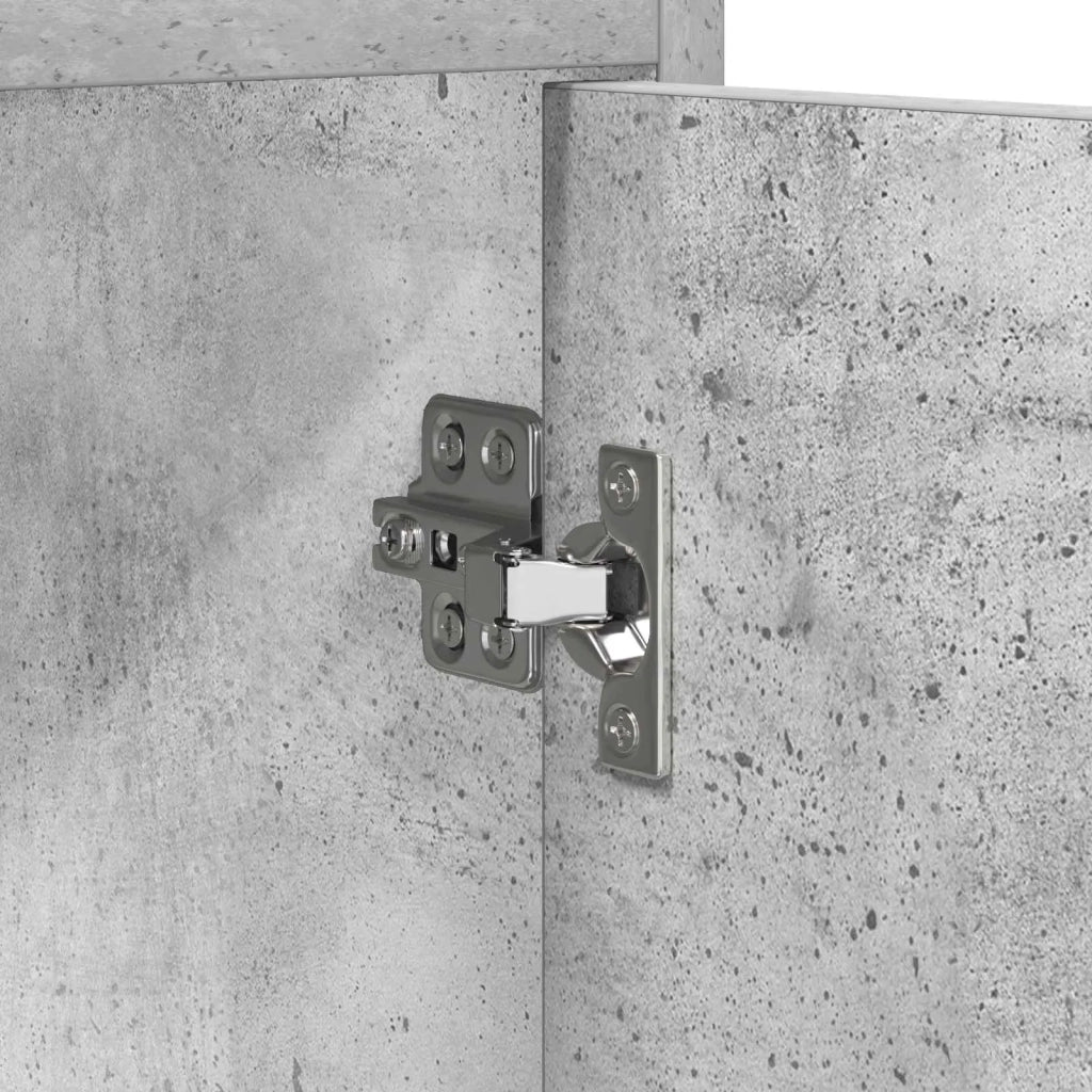 Mobile TV 102 x 33 x 47 cm Grigio Cemento Legno ingegnerizzato 8011166