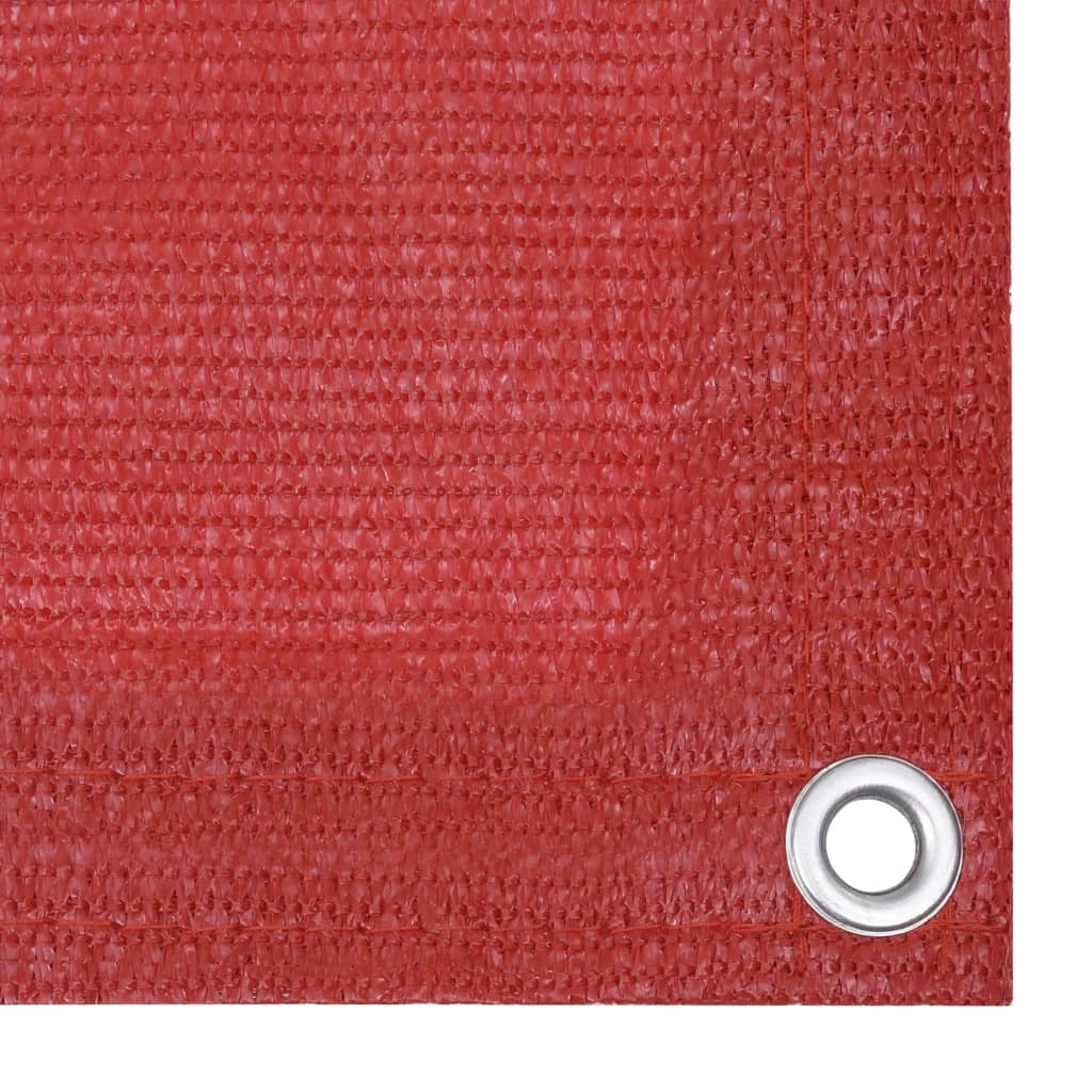 Schermo per balcone 90 x 500 cm HDPE rosso 02_0010365